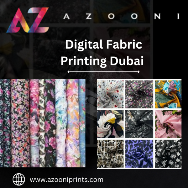 Azooni Prints invites you to delve into the realm of digital fabric printing in Dubai. Our cutting-edge technology and expertise enable us to create stunning, personalized designs on various fabrics, tailored to your unique preferences. With our seamless online platform, you can effortlessly explore a world of possibilities, transforming your concepts into tangible realities. Unleash your creativity with custom digital printing on fabric and experience the unmatched quality and precision of Azooni Prints.

Visit us: https://www.azooniprints.com/