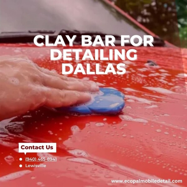 Our professional auto detailers utilize clay bar treatments to remove impurities and pollutants from your car's paint, glass, or wheels. The most popular type of clay bar today is a synthetic clay that works incredibly well. If your paint feels rough, scratchy or has a accumulation of contaminants. Let our professional car detailing technicians get your vehicle back to looking it's best with a expert Clay Bar Treatment.

https://ecopalmobiledetail.com/clay-bar-treatment/