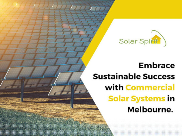 Harness the power of the sun with Solar Spirit's commercial solar systems in Melbourne. Our state-of-the-art solutions are designed to deliver long-term benefits for your business's sustainability goals.	





Tags: commercial solar system, solar system installation,  commercial solar systems melbourne	


Visit Our Website: https://solarspirit.com.au/commercial-solar-system/