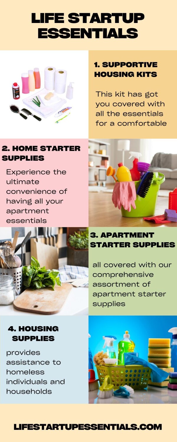 Starting a new existence is challenging enough without having to go it alone. Life Startup Essentials are here to assist you in getting started with the necessary items you'll need to make your move as seamless as possible, which is why we're here. We have everything you need to set up in your new house or apartment supplies, from furniture to appliances. Don't forget about apartment materials either. So please stop by and purchase with us right now!

More Info:  https://lifestartupessentials.com