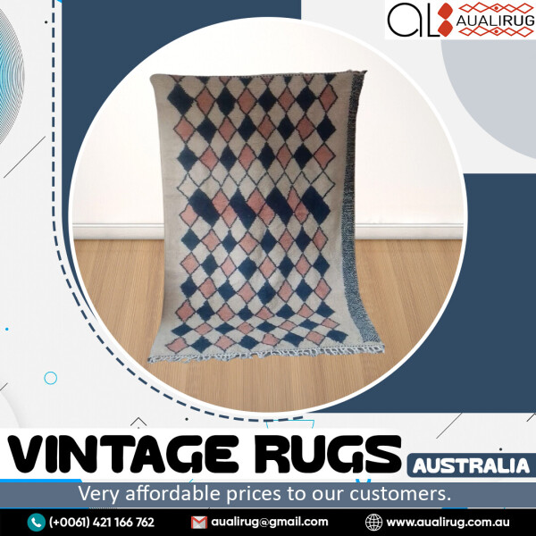 Ready to add a touch of timeless charm to your home? Look no further than Vintage Rugs Australia from AUALIRUG! Discover a delightful collection of vintage-inspired Moroccan rugs that transform your living spaces into cozy havens. Shop online now.