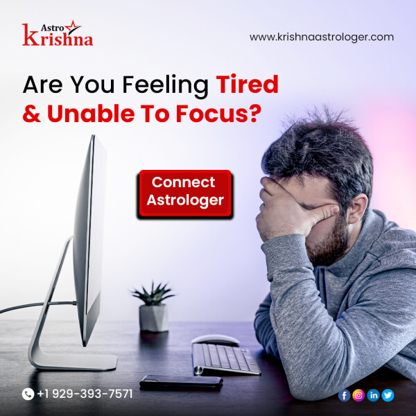 Are you feeling tired, sluggish, and unable to focus?

Feeling overwhelmed? Here's how to simplify your life and regain your focus.

Connect Pandit Krishna Astrologer: +1 929-393-7571

Visit Here: https://www.krishnaastrologer.com