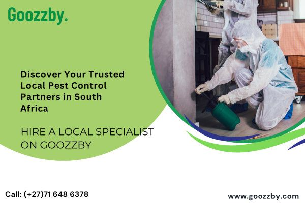 Goozzby is your go-to platform connecting South African residents and businesses with a diverse array of skilled service providers. Whether it's for your home or office, we link you to trusted professionals offering a spectrum of services. When it comes to pest control, Goozzby ensures you find a highly recommended and trustworthy local specialist to address your residential or commercial needs. Simplify your search and connect with top-tier professionals through Goozzby today.
https://www.goozzby.com/pest-control/mpumalanga/