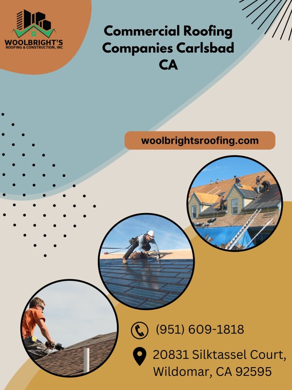 For full-service residential and commercial roofing solutions in Corona CA, rely on our licensed roofing experts with more than thirty years of experience. Call us now.Find us online at Woolbright’s Roofing & Construction, Inc.and check out our website for more information. Give us a quick call at (951) 609-1818 or send us an email at info@woolbrightsroofing.com to speak with our roofing experts.