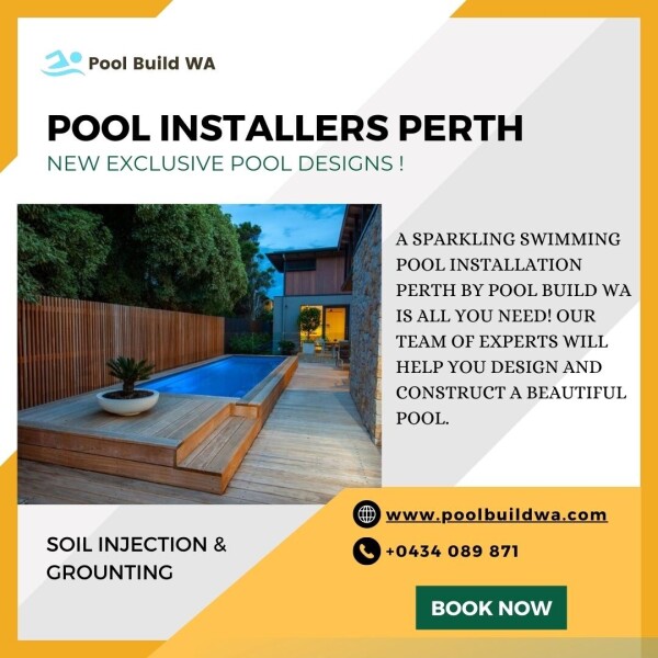 Are you looking for top-notch Pool Installation services in Perth? Look no further than Pool Build WA! We specialize in creating custom-designed pools to enhance your outdoor living space. With our expertise in the industry, we can turn your dream into a reality and build a stunning pool that you'll enjoy for years to come. Contact us today to get started! https://poolbuildwa.com/services/swimming-pool-installation/