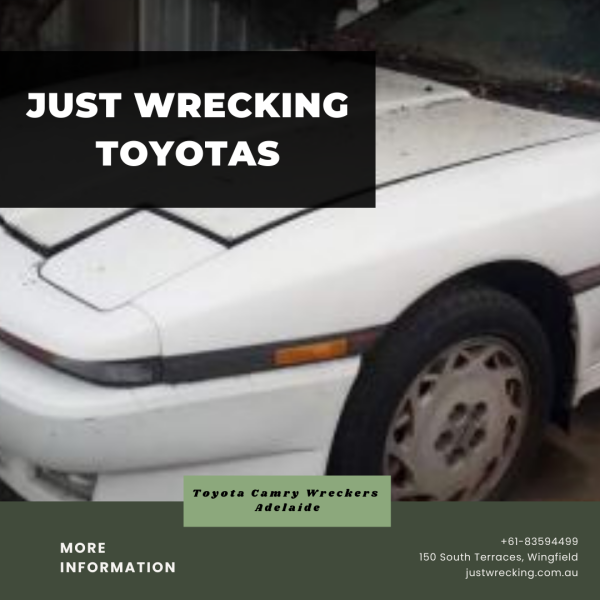 Looking for reliable Toyota Camry wreckers Adelaide that can offer top-quality spare parts at the best prices? Don't look here and there, and get in touch with Just Wrecking Toyotas now. Purchasing used spare parts in a cost-effective and smart way to restore your vehicle's performance. Visit us : 
https://justwrecking.com.au/