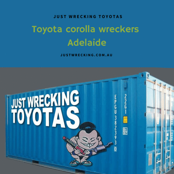 Find the high-quality Toyota Corolla parts at the best prices only with Just Wrecking Toyotas, one of the leading Toyota Corolla wreckers Adelaide. With years of experience in the industry, we know how important for you to get quality parts, and we always keep that in mind while sourcing spare parts. Visit us : 
https://justwrecking.com.au/