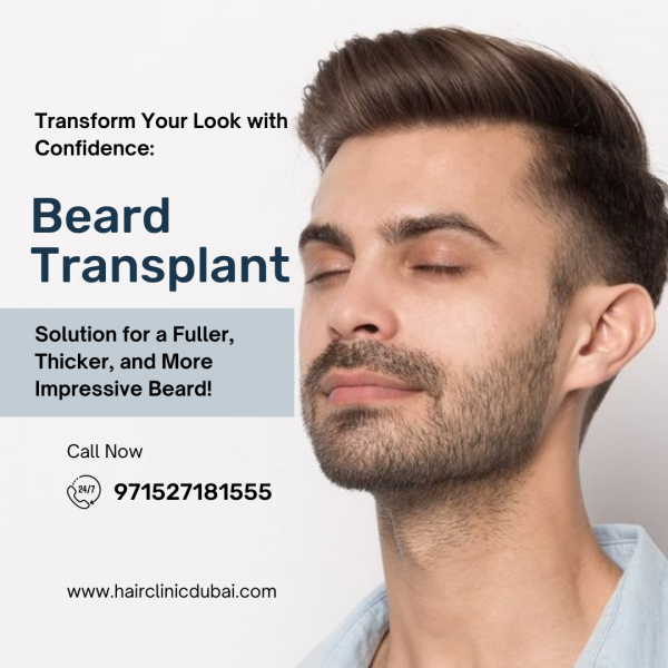 Achieve Your Dream Beard with a Beard Hair Transplant in dubai! Our Expert Surgeons Employ State-of-the-Art Methods to Deliver a Natural, Customized Beard that Complements Your Individual Facial Characteristics. visit https://hairclinicdubai.com/our-services/beard-hair-transplant-dubai/ for more.