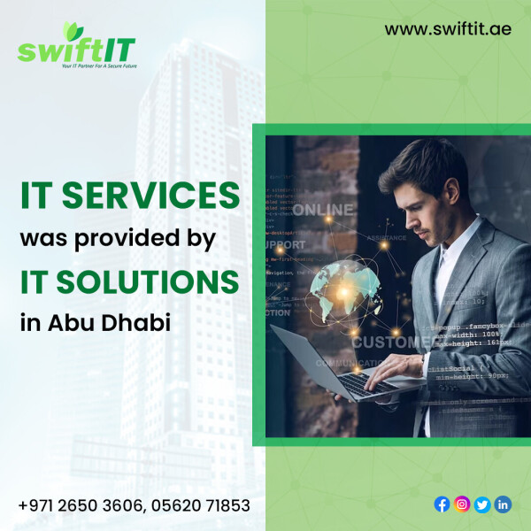 Swift IT continues to provide top-notch IT solutions to all its clients, helping them improve efficiency in critical areas of their operations.

Please feel free to contact us:

? +971-26503606 , 0562071853

? https://swiftit.ae/