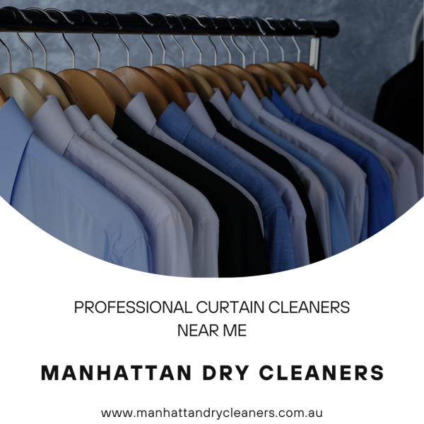 Manhattan Dry Cleaners is no doubt the leading Curtain Cleaners near me, backed with their 45 years of extensive dry cleanup exposure. Their highly skilled and professionally licensed cleanup technicians apply the eco-friendly solvent of perchloroethylene for effectively removing the rigid stains, and molds, along with pathogens and pollens. Operating from a self-sufficient locale, the dry cleaners assure their clients of an acceleration dry cleaning procedure, finishing each dry washing session in only 90 minutes.  Visit us : 
https://www.manhattandrycleaners.com.au/services/curtain-cleaning/