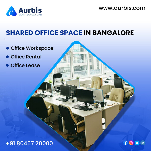 We offer shared office space in Bangalore.

Emerging startups and growing companies can find shared office space to provide space for collaboration without investing in long-term leases.

Feel free to get in touch with us:

? +91 8046720000

? https://aurbis.com/