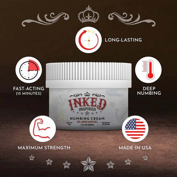 5 Long Lasting Tattoo Numbing Cream – Inked Inspired