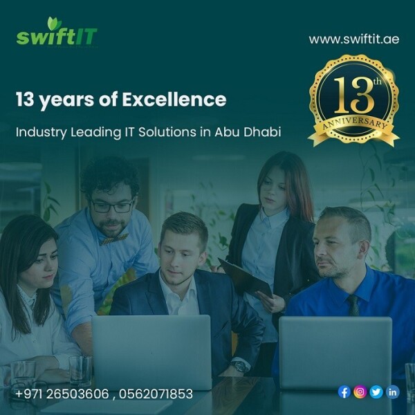 SwiftIT IT Services in Abu Dhabi are experts in offering reputable and qualified IT solutions, including website development, network security, cloud computing, and management of IT infrastructure.

Visit us: https://swiftit.ae/

Call: +971-26503606, 0565433225