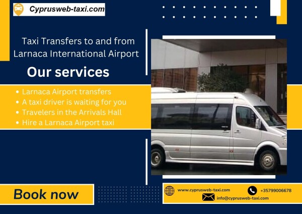 If you are looking luxury private taxi transport larnaca to ayia napa then please contact cyprusweb-taxi. We can Transfer from ayia napa to larnaca airport at a cheap price. We provide safe and professional taxi services across Cyprus and to all most popular destinations like Agia Thekla, Agia Napa, Protaras, Nicosia, Kyrenia, Limassol, Pissouri, Paphos.

For more details just visit our link: https://www.cyprusweb-taxi.com/larnaca-airport-ayia-napa/