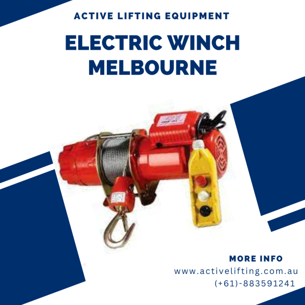 Our latest quality Electric Winch are fully sealed motors, which enable quiet operation of your winch and longevity of your motor. The smoothness and ease at which our Electric Winch performs is commendable. With less effort and more consistency, our Electric winch in Melbourne is known to benefit the marine industry in the most vital way.
Visit us : https://www.activelifting.com.au/lifting-equipment/hoisting-winching/winches/electric-winch-12-24-volt-dc-pacific-comeup