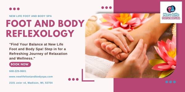 At New Life Foot and Body Spa, our skilled therapists use gentle techniques to apply pressure to specific reflex points on your feet and body. This ancient practice helps to restore balance and promote overall wellness. Whether you're seeking relief from sore muscles or simply want to melt away the stress of everyday life, our Foot and Body Reflexology is the perfect choice. https://www.newlifefootandbodyspa.com/services