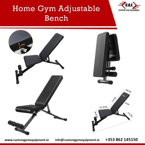 Home Gym Adjustable Bench