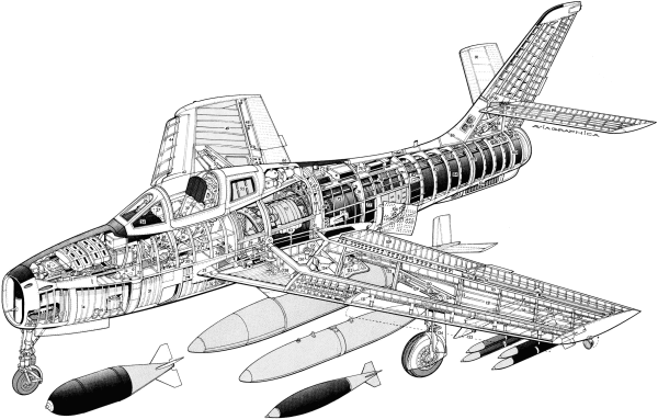 Republic F 84F Thunderstreak