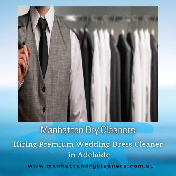 The family-based 4th generation dry cleaning business of Manhattan Dry Cleaners is instituted in 1974, and is the Premium Wedding Dress Cleaner in Adelaide, owing to its 45 years of exhaustive exposure. Visit us : 
https://www.manhattandrycleaners.com.au/