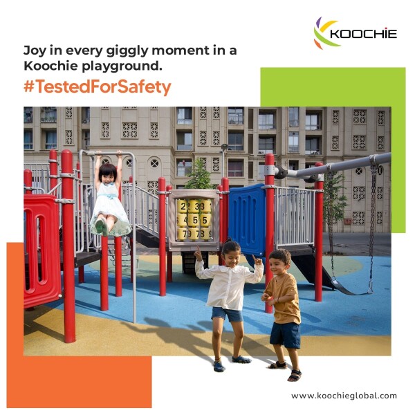 Joy in Every Giggly Moment in A Koochie Play Playground Equipment