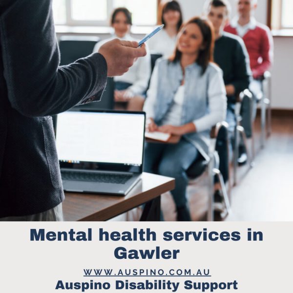 Your mental health matters to us and that’s why we at Auspino are committed to providing the best mental health services in Gawler. Various mental issues such as stress and anxiety can make you feel low. It can take a serious toll on your life if not treated on time and properly. Count on Auspino for this. Visit us : 
https://www.auspino.com.au/mental-health-support/