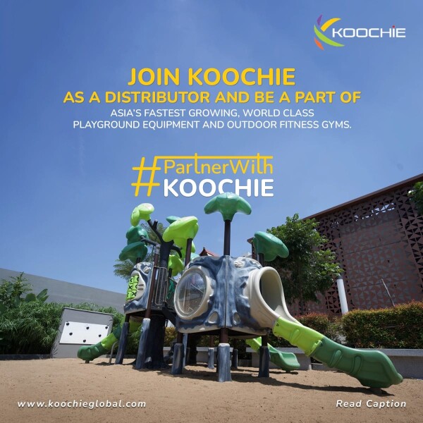 Become a Koochie Play and join the fastest-growing force in Asia, providing world-class, safe playground equipment & outdoor fitness gyms. Elevate your business and be part of this revolution! Visit our website https://koochieplay.com to know more.