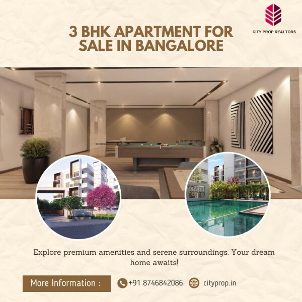 Looking to showcase premium properties in Bangalore? City Prop Realtors, we've got the perfect listing for you! Presenting 3 BHK apartments with luxurious features at Abhee Silicon Shine Phase 2. Situated in the heart of Southeast Bangalore in Kodathi, these homes boast beautiful landscapes and excellent connectivity. Don't miss out on this elite opportunity! 
Visit our website for more details: https://cityprop.in/bangalore/7-acres/abhee-silicon-shine-phase-2/ 
Contact Number : +91 8746842086