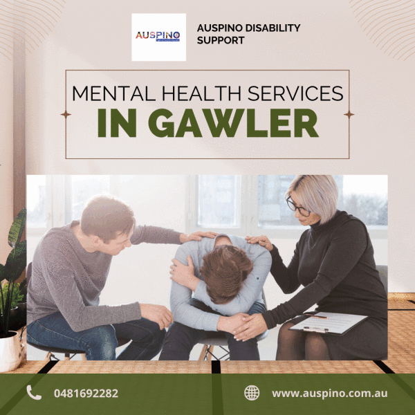 Find end-to-end mental health services in Gawler from Auspino, the most prominent platform for disabled individuals. The experienced and licensed caregivers come with exclusive mentoring sessions for the physically deformed persons helping them to effectively confront the emotional and habitual dilemmas. Again, comprehensive psychotherapy counseling sessions help to enhance the decision-making abilities of physically deformed persons, usually seniors. Visit us : 
https://www.auspino.com.au/mental-health-support/