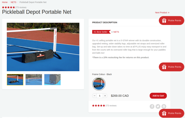 Professional grade tennis nets for tournaments